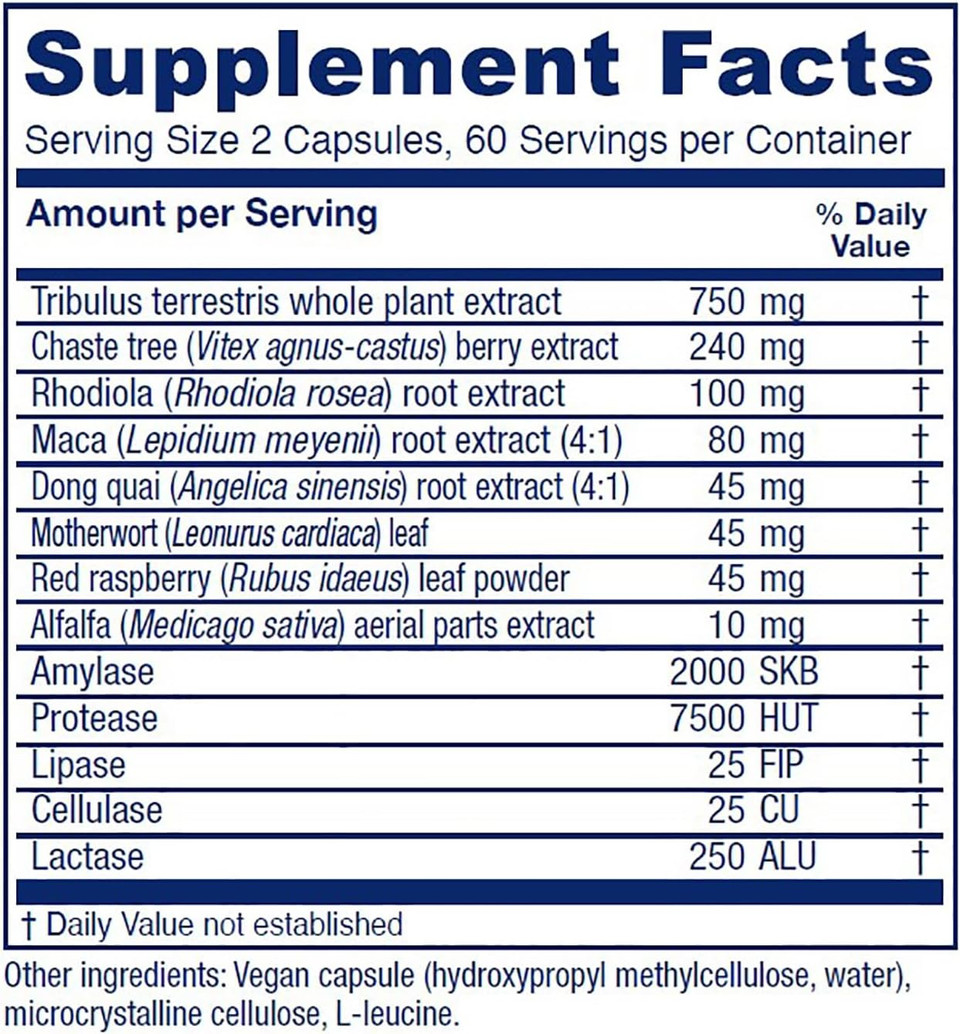 Vitanica Pregnancy Prep, Reproductive System Support, Vegan, 120 Capsules