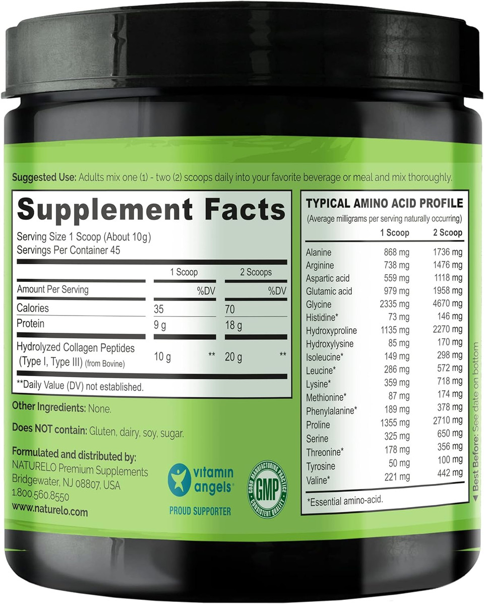 Naturelo One Daily Multivitamin For Women 50+ (Iron Free), 60 Count And Collagen Peptide Powder, 45 Servings