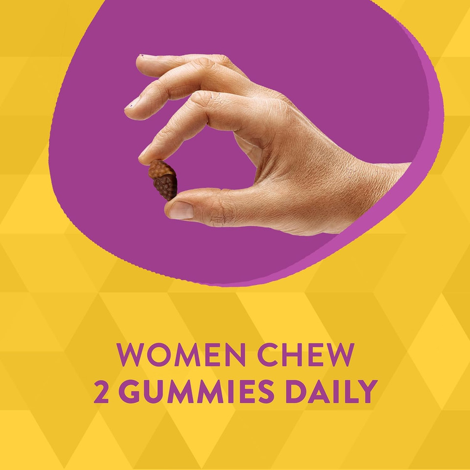 Nature'S Way Alive! Women'S Gummy Multivitamins, Full B-Vitamin Complex, Supports Heart Health*, Mixed Berry Flavored, 130 Gummies
