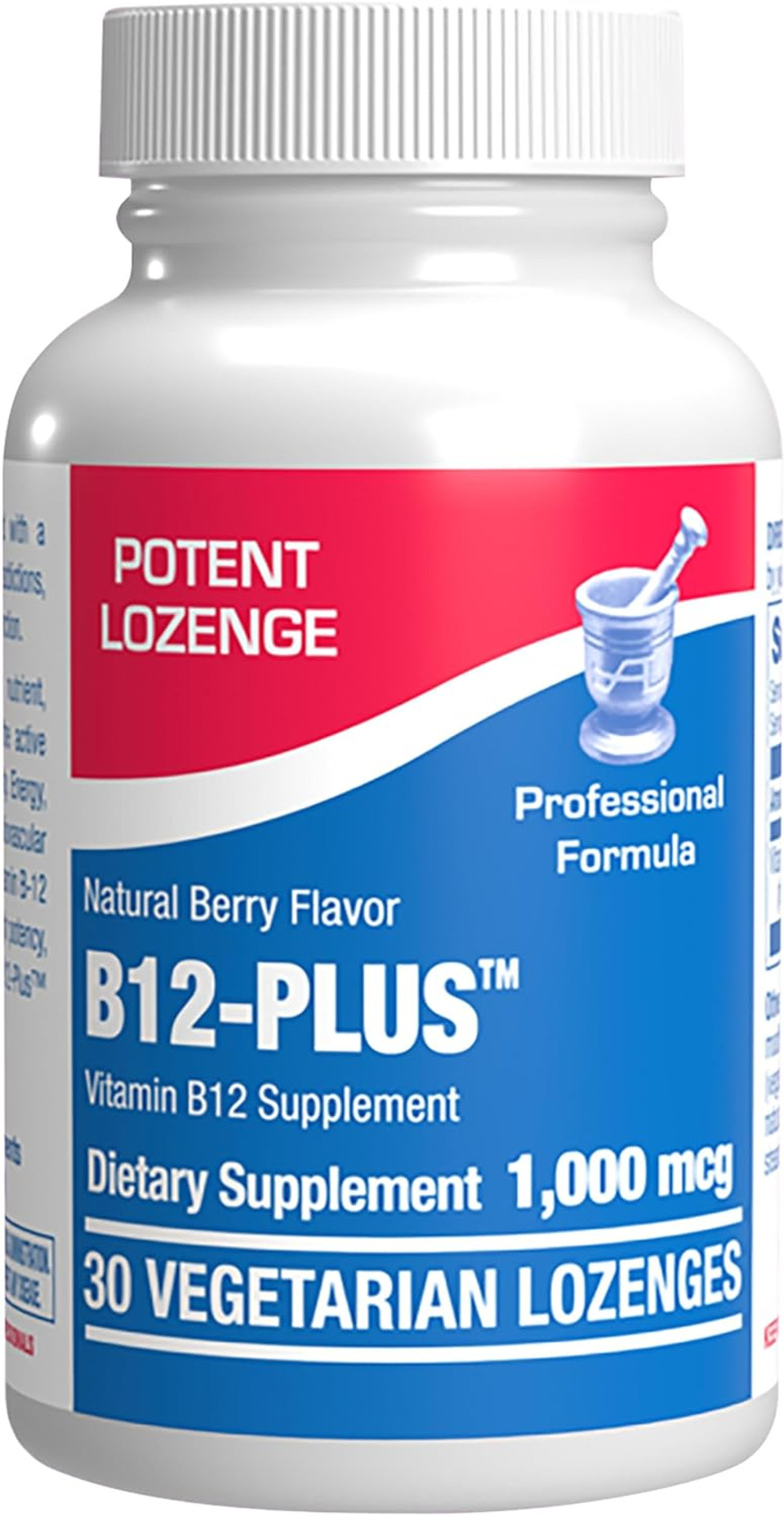 Anabolic Laboratories Vitamin B12 1000 Mcg Methylcobalamin - 30 Vegetarian B12-Plus Lozenges For Bone, Eye, Brain Health And More - Natural Berry Flavor B12 Vitamins
