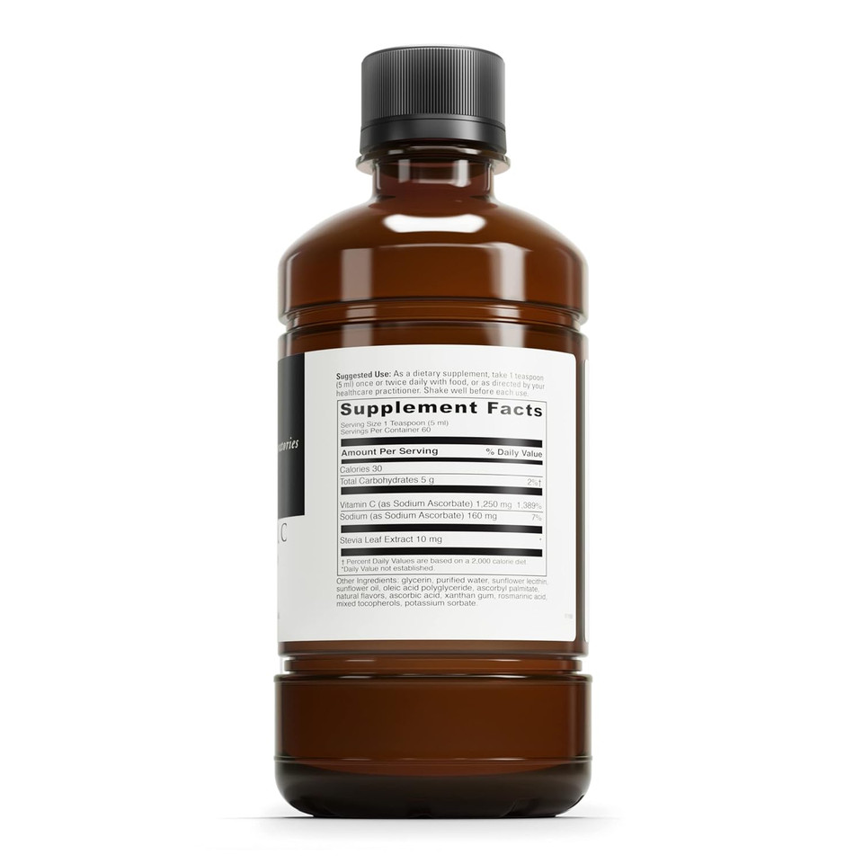 Davinci Labs Liposomal C - Collagen Production, Oxidative Stress & Immune Health Support* - Liposomal Delivery System - Gluten Free, Vegetarian - 10.15 Oz (60 Servings)