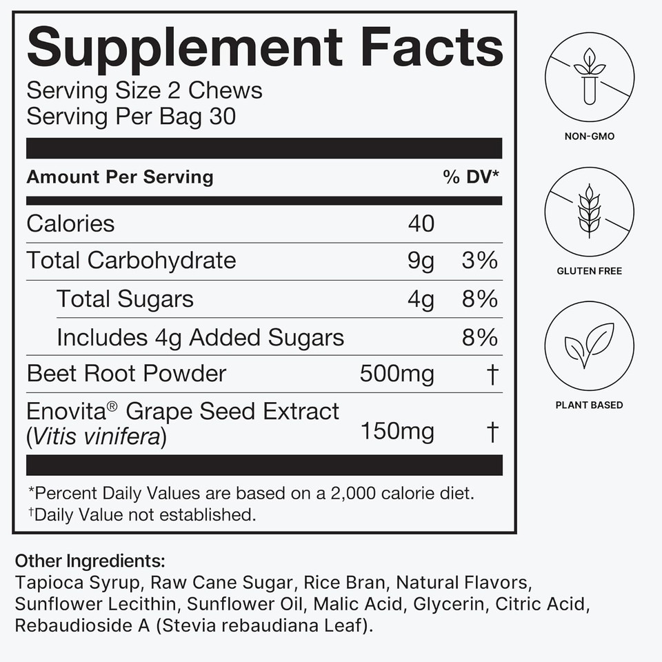 Humann Superbeets Heart Chews & D3 Chews