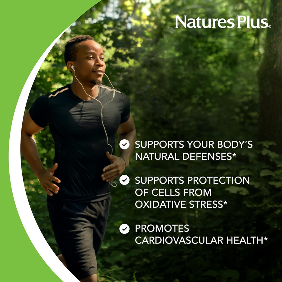 Naturesplus Vitamin E - 400 Iu Mixed D-Tocopherol, 60 Softgels - Easy To Swallow Vitamin E Supplement, Derived From Natural Soybean Oil - Free-Radical Defense - Gluten-Free - 60 Servings