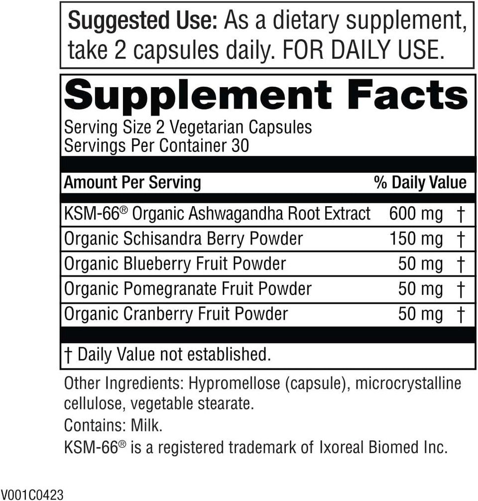 Purity Products Mythyroid Proclinical Organic High Concentration Ksm-66 Ashwagandha, Schisandra + Key Organic Co-Factors - Helps Maintain Already Normal T3 & T4 Levels And Function* - 60 Veg Caps (1)
