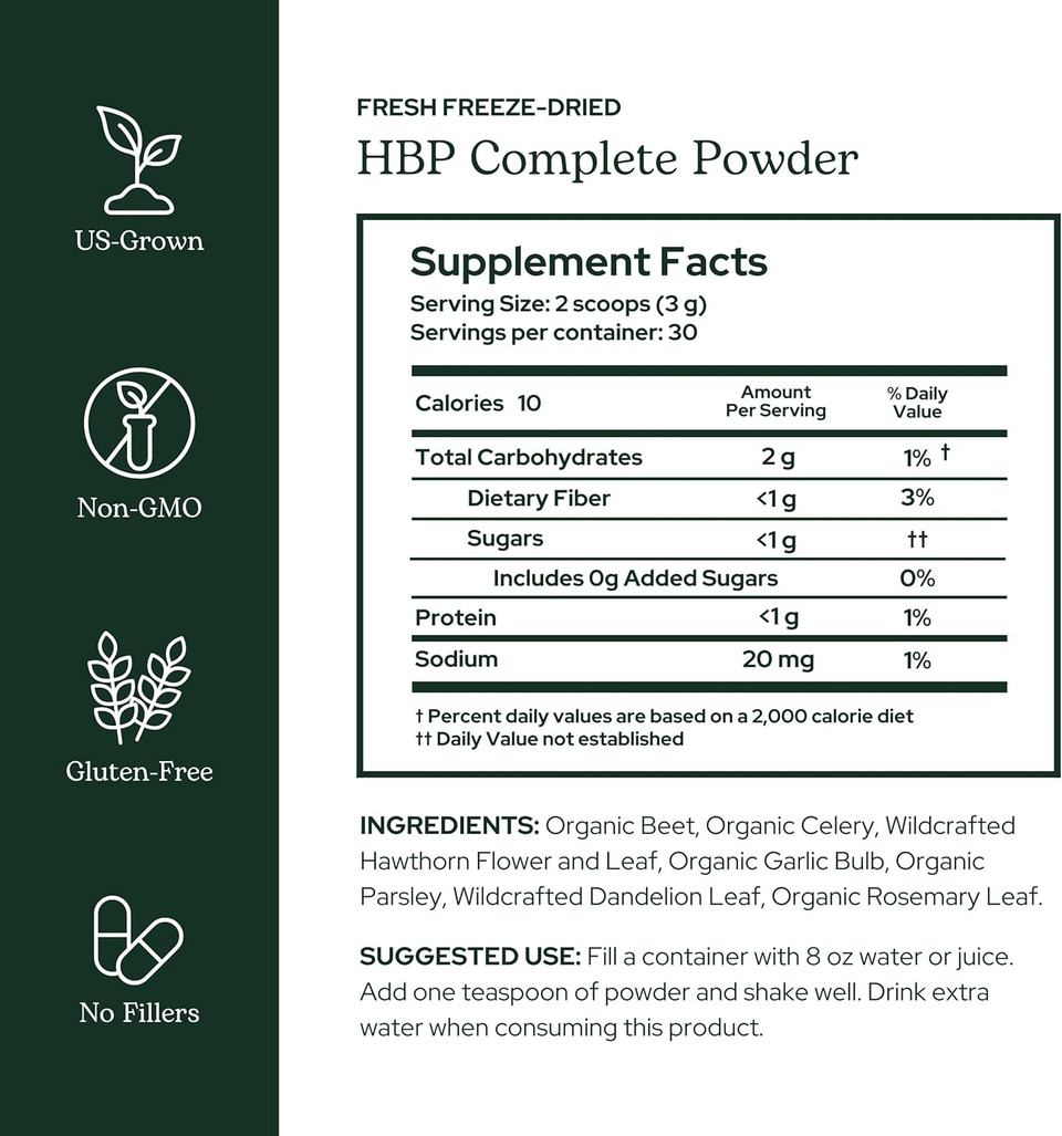 Eclectic Institute Hbp Complete Powder 90 Gram (3.2 Oz)