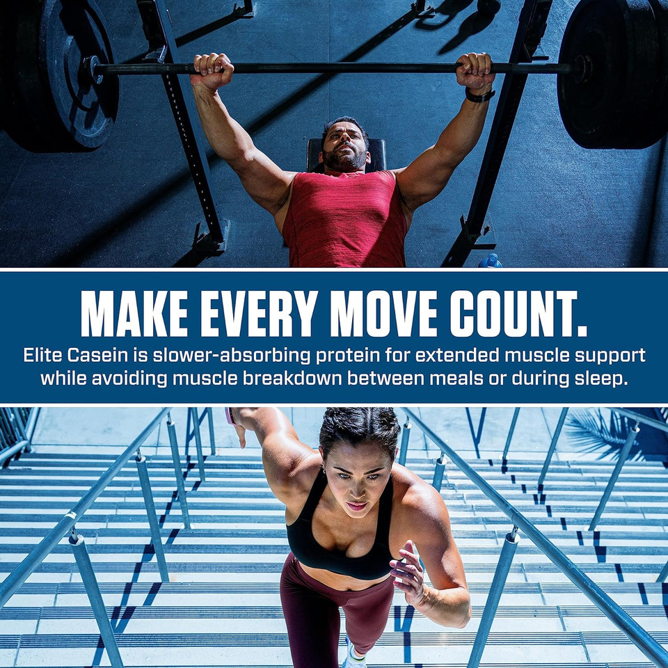 Dymatize Elite 100% Micellar Casein Protein Powder, Slow Absorbing With Muscle Building Amino Acids, 25 G Protein, 5.3 G Bcaas & 2.3 G Leucine, Helps Overnight Recovery, Smooth Vanilla, 32 Oz27 Servings (Pack Of 1)