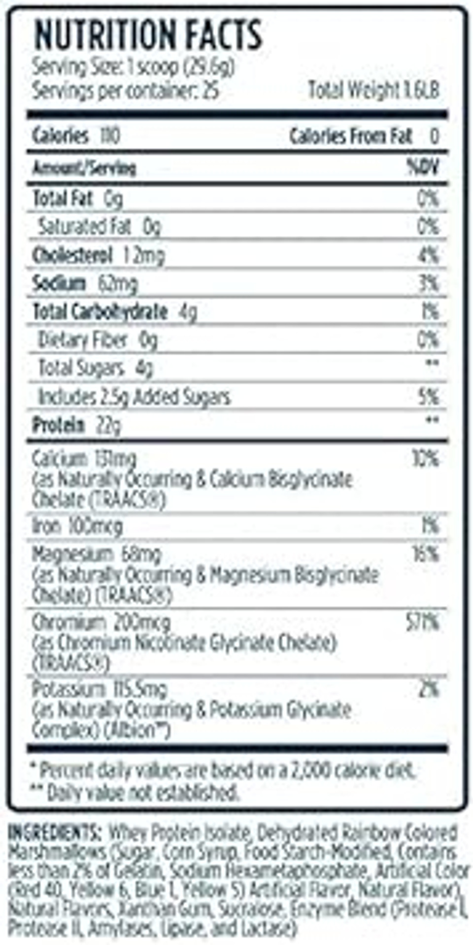 Vmi Sports | Protolyte Whey Isolate Protein Powder | Low Calorie Whey Protein Powder For Weight Loss | Protein Powder For Muscle Gain | Digestive Enzymes | Non-Gmo (Marshmallow Charms, 1.6 Pounds)1.63 Pound (Pack Of 1)