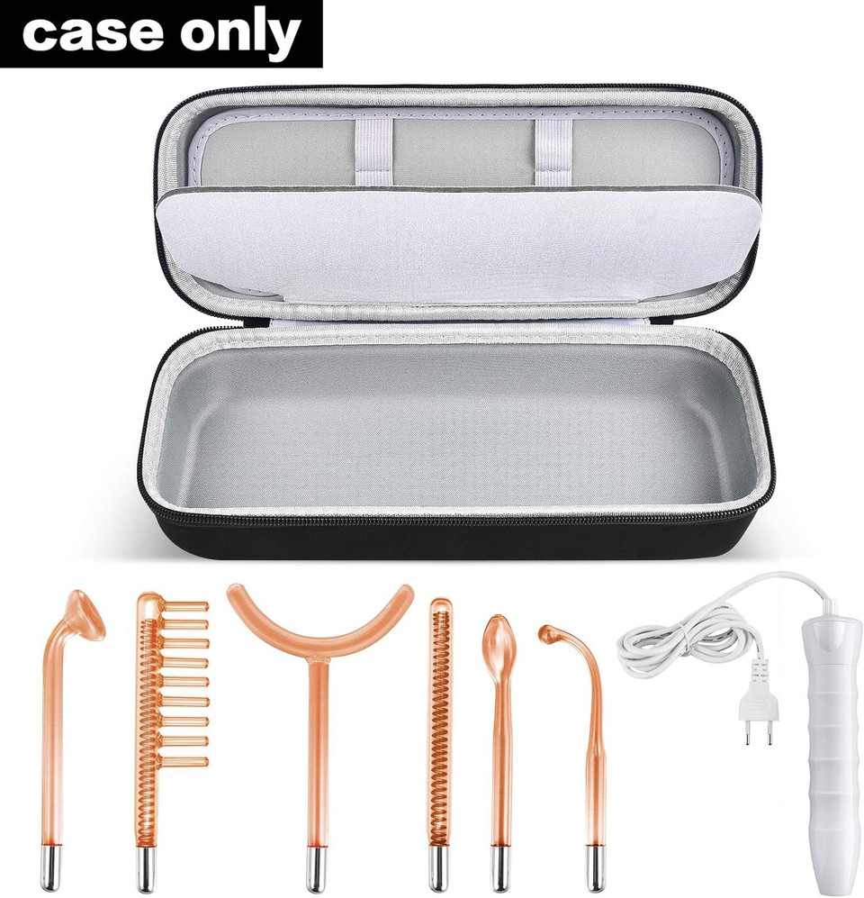 Case Compatible With Houzzi/For Nuderma/For Signstek/For Apreuty/For Fazjeune/For Newway Professional Clinical Portable Handheld High Frequency Skin Wand Machine, 6 Neon & Argon Wand (Only Box)