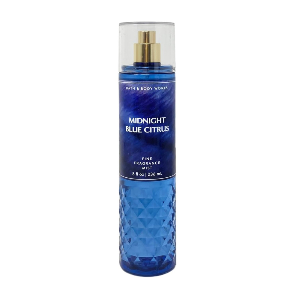 Bath & Body Works Midnight Blue Citrus Deluxe Value Pack - Fragrance Mist - Body Cream - Shower Gel - Body Lotion - With A Fresh Forest Bar Soap - Full Size