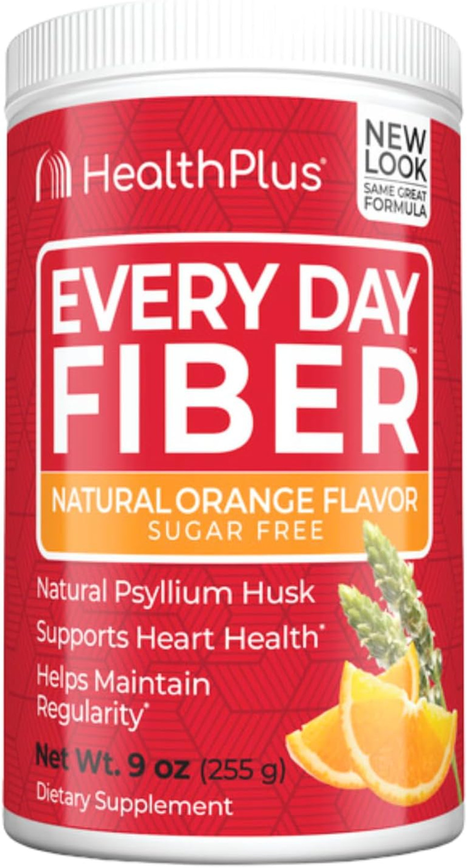 Health Plus Every Day Fiber Digestive Support | All Natural Daily Fiber To Reduce Bloating | Supports Heart Health | 12 Ounces, 48 Servings Health Plus Every Day Fiber Digestive Support | All Natural Daily Fiber To Reduce Bloating | Supports Heart Health | 12 Ounces, 48 Servings