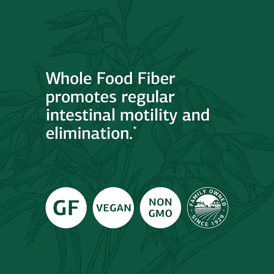 Standard Process Whole Food Fiber - Bowel, Digestion And Digestive Health With Rice Bran, Organic Carrot, Apple Pectin, Beet Root, Oat Fiber And Organic Sweet Potato - Vegetarian - 7 Ounce