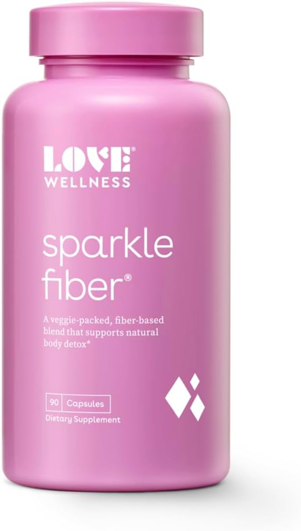 Love Wellness Bye Bye Bloat, Sparkle Fiber, Metabolove | Digestive Enzymes, Metabolism Booster & Bloating Relief for Women | Supports Regularity, Weight Management, Gas Relief & Water Retention