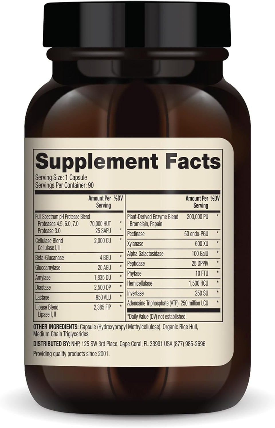 Dr. Mercola, Full Spectrum Enzymes Dietary Supplement, 90 Servings, 3-Pack (90 Capsules), Digestive Support, Non Gmo, Soy Free, Gluten Free30 Count (Pack Of 3)