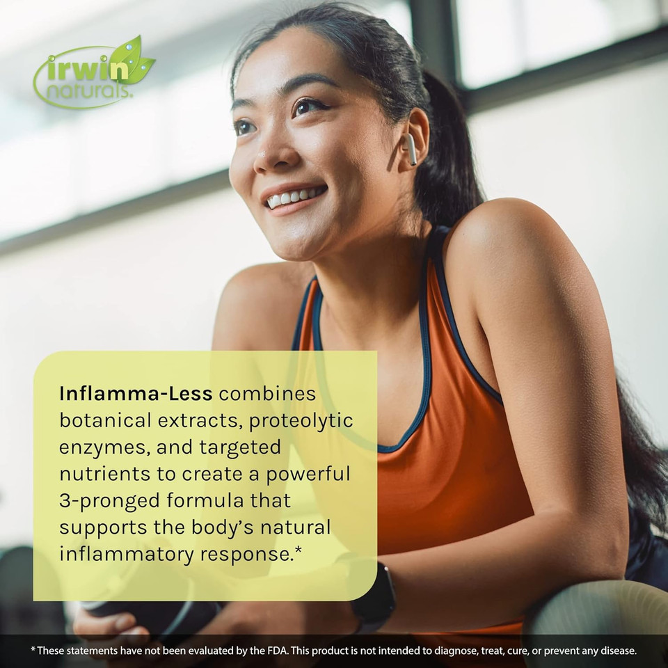 Irwin Naturals Inflamma-Less, Promotes Comfort, Mobility & Flexibility, 80 Liquid Softgels