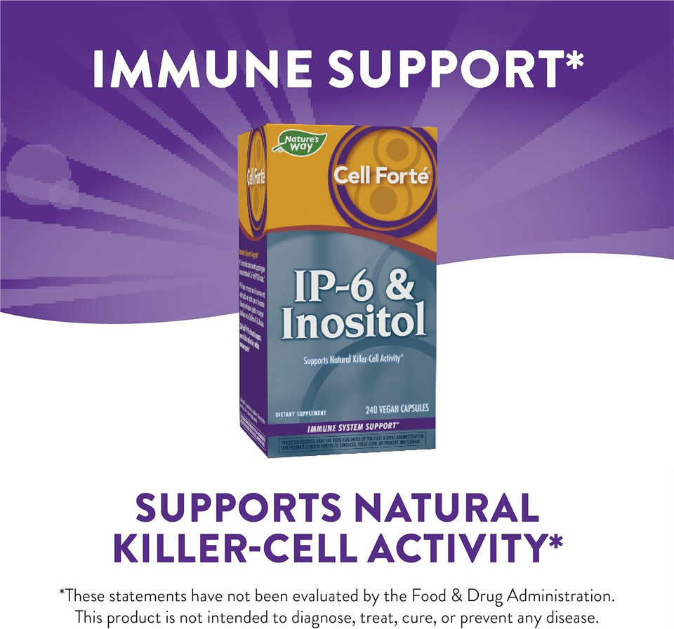 Nature'S Way Cell Fortã£Â© Ip-6 & Inositol Supplement, Immune Support*, 240 Capsules