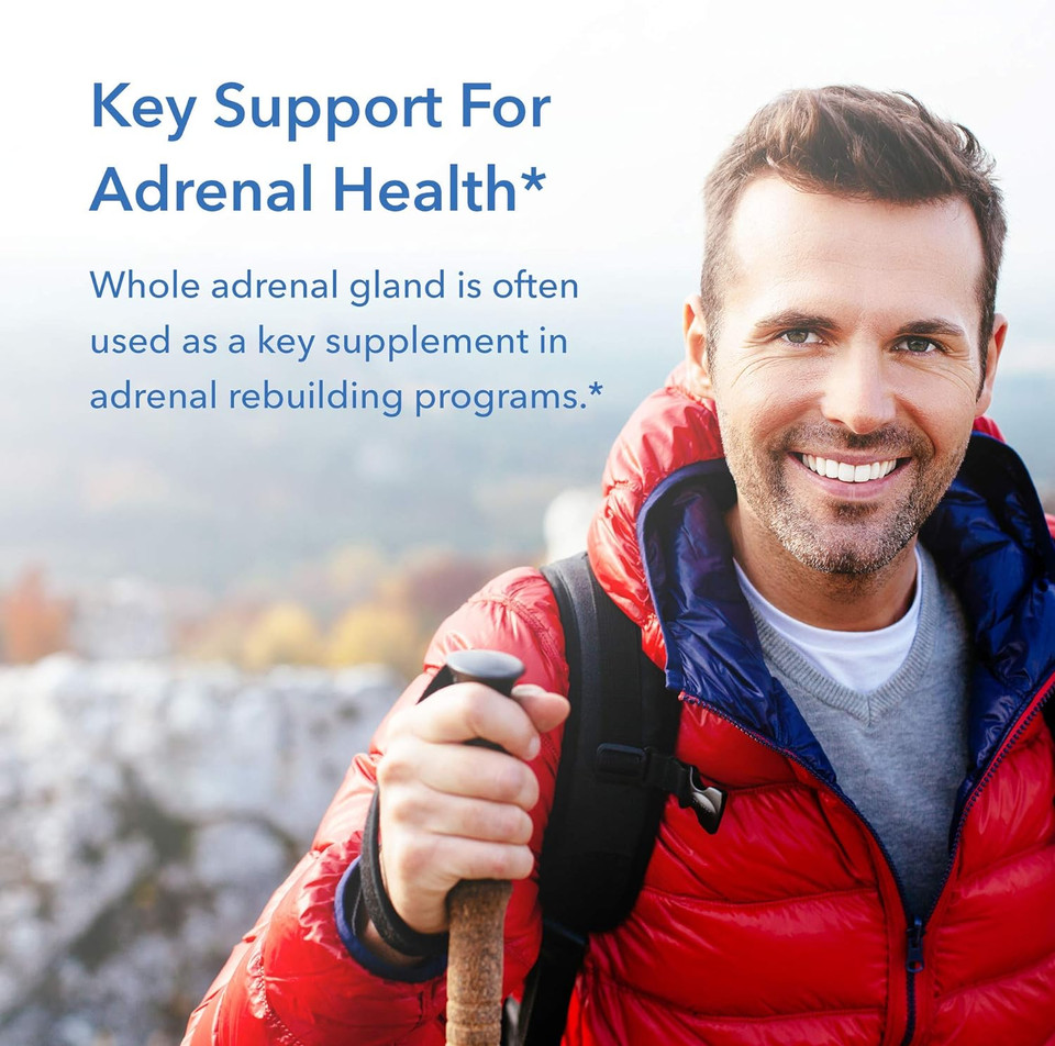 Allergy Research Group - Adrenal Glandular - Stress, Energy, Adrenal Support - 150 Vegicaps