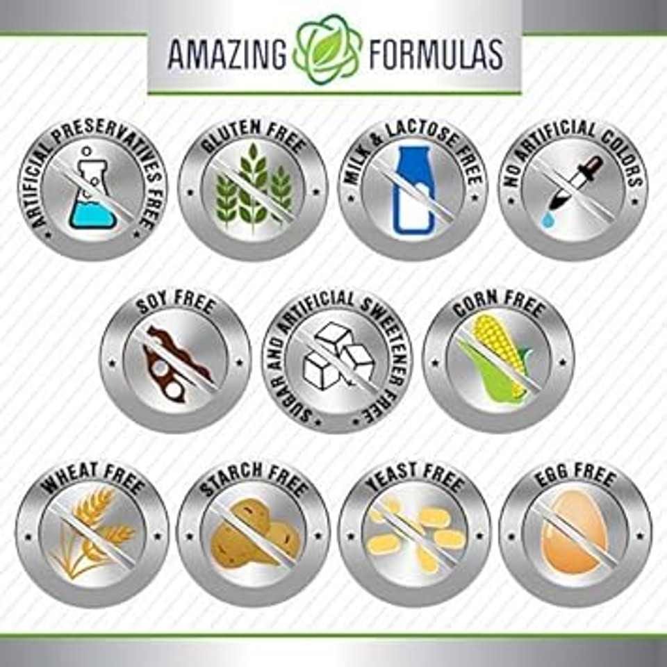 Amazing Flora Probiotic 10 Best Probiotics Strains | 30 Billion | 60 Veggie Capsules Supplement | Non-Gmo | Gluten Free | Suitable For Vegetarians | Made In Usa