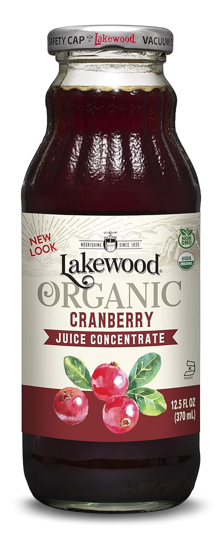Lakewood Organic Cranberry Juice, 12.5 Fz