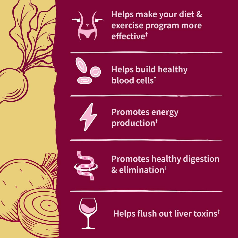 Garden Of Life Organic Beet Root Powder With Antioxidants, Vitamin C, Probiotics & Apple Cider Vinegar For Digestive & Liver Health  Beets Detox  Vegan, Non Gmo, Cranberry Pomegranate, 30 Servings