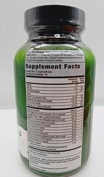 Irwin Naturals Liver Detox & Blood Refresh Powerful Herbal Whole-Body Cleanse & Detox With 540Mg Milk Thistle, Dandelion, Echinacea, Turmeric & More - Antioxidant Support - 60 Liquid Softgels