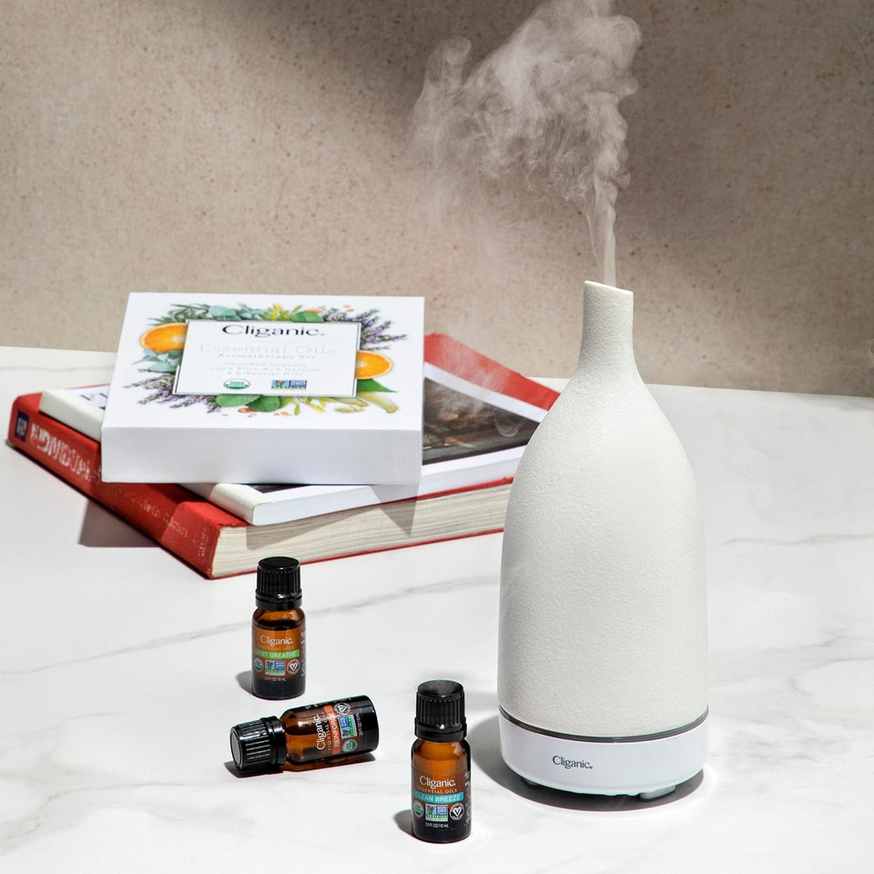 Cliganic Usda Organic Peppermint Essential Oil, 100% Pure Natural Undiluted, For Aromatherapy | Non-Gmo Verified