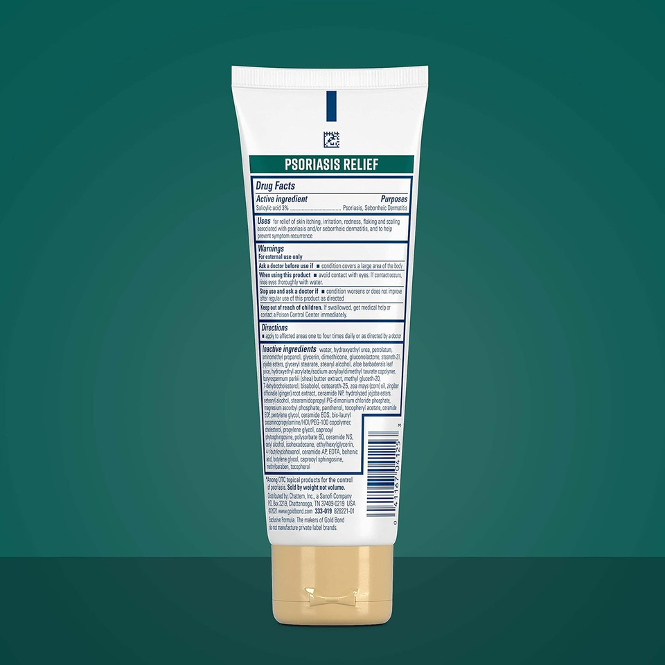 Gold Bond Multi-Symptom Psoriasis Relief Cream, 4 Oz., For Itchy, Irritated & Scaling Skin
