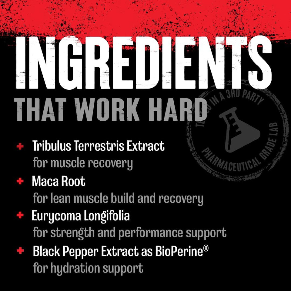 Animal Stak  Complete Natural Hormone Booster Supplement With Tribulus  Natural Testosterone Booster For Athletes  Contains Estrogen Blockers  1 Month Cycle