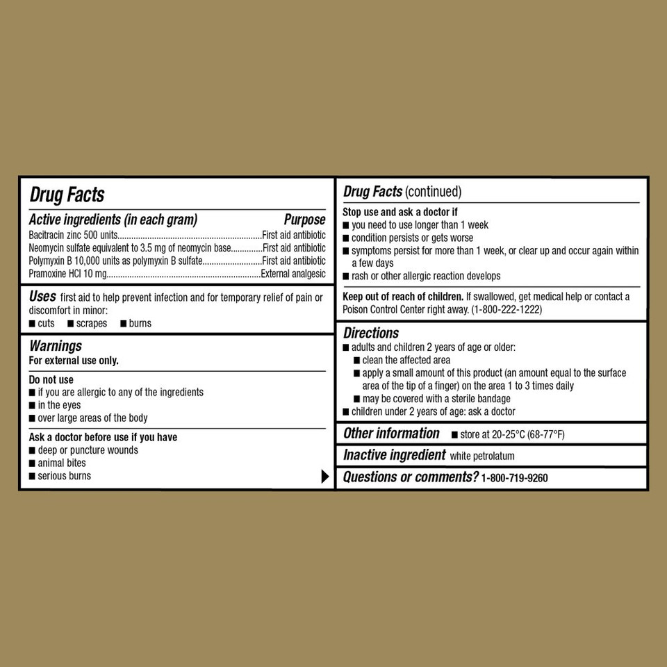 Goodsense Maximum Strength Triple Antibiotic Ointment Plus Pain Relief, Soothes Painful Cuts, Scrapes, And Burns, While Preventing Infection, 1 Ounce