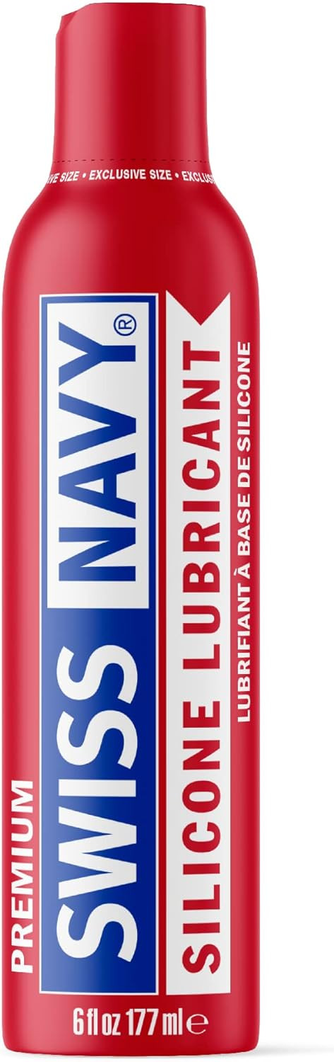 Swiss Navy Toy & Body Foaming Cleaner 1.6Oz And Premium Silicone-Based Personal Lubricant 6Oz
