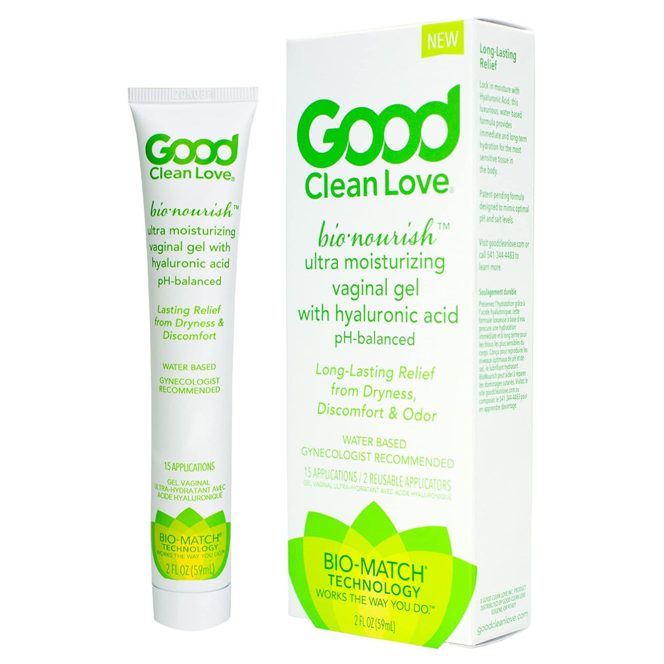 Good Clean Love BioNourish Ultra Moisturizing Vaginal Gel with Hyaluronic Acid, pH-Balanced & Water-Based, Long Lasting Relief from Dryness & Discomfort for Women, 2 Oz1 - pack