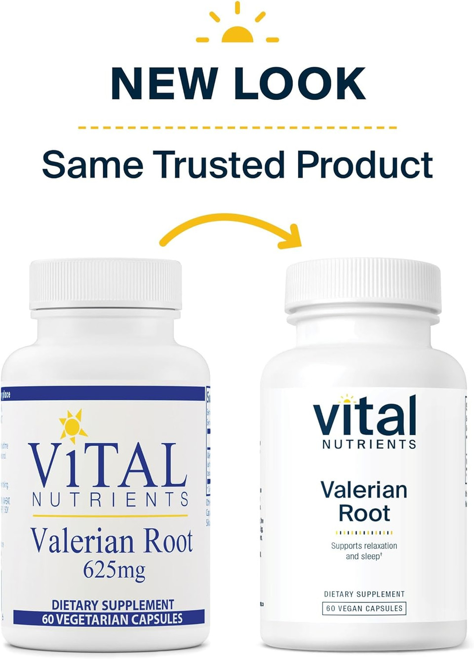 Vital Nutrients - Valerian Root - Natural Support For Relaxation And Restful Nights - Sleep Aid - 60 Vegetarian Capsules Per Bottle - 625 Mg