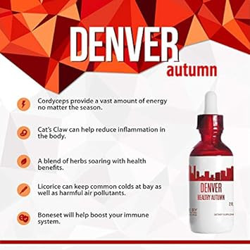 Secrets Of The Tribe Denver Healthy Tincture, Herbal Extract Supplement For Optimal Human Health (2 Fl Oz, Autumn)Autumn