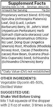Secrets Of The Tribe Orlando Healthy Tincture, Herbal Extract Supplement For Optimal Human Health (2 Fl Oz, Autumn)Autumn