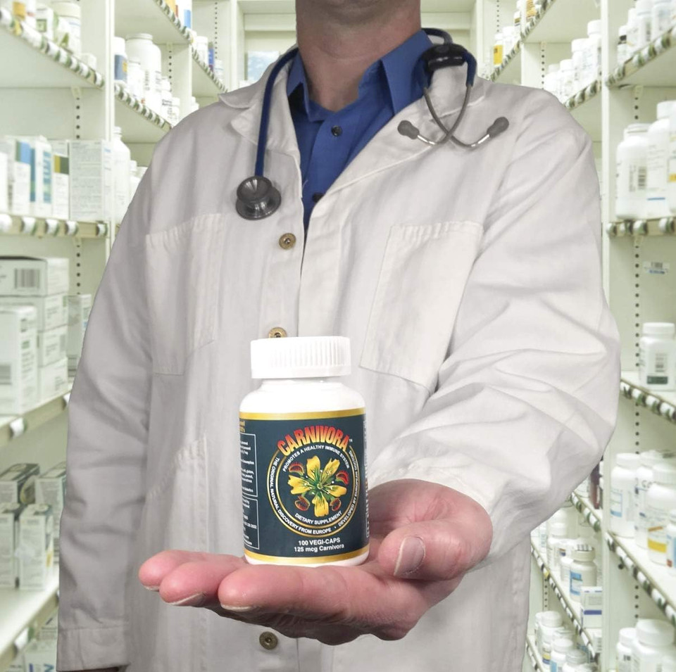 Carnivora Vegi-Caps - Gluten Free, Vegan Friendly Capsules To Reduce Fatigue, Strengthen And Support Your Immune System (100 Capsules)