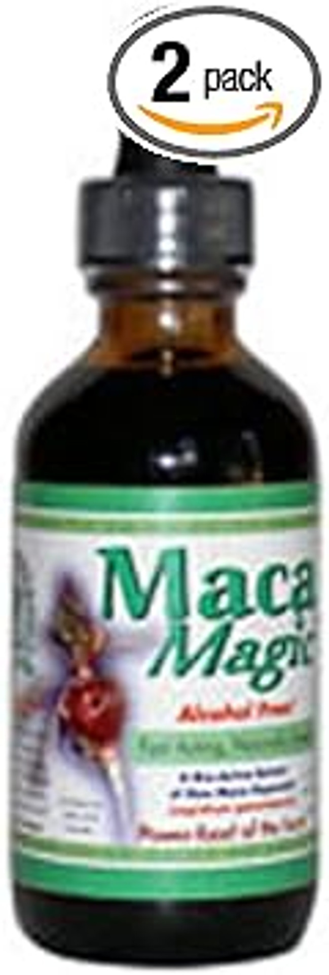Maca Magic Alcohol Free Liquid Extract- 2 Fl Oz (Pack Of 2)