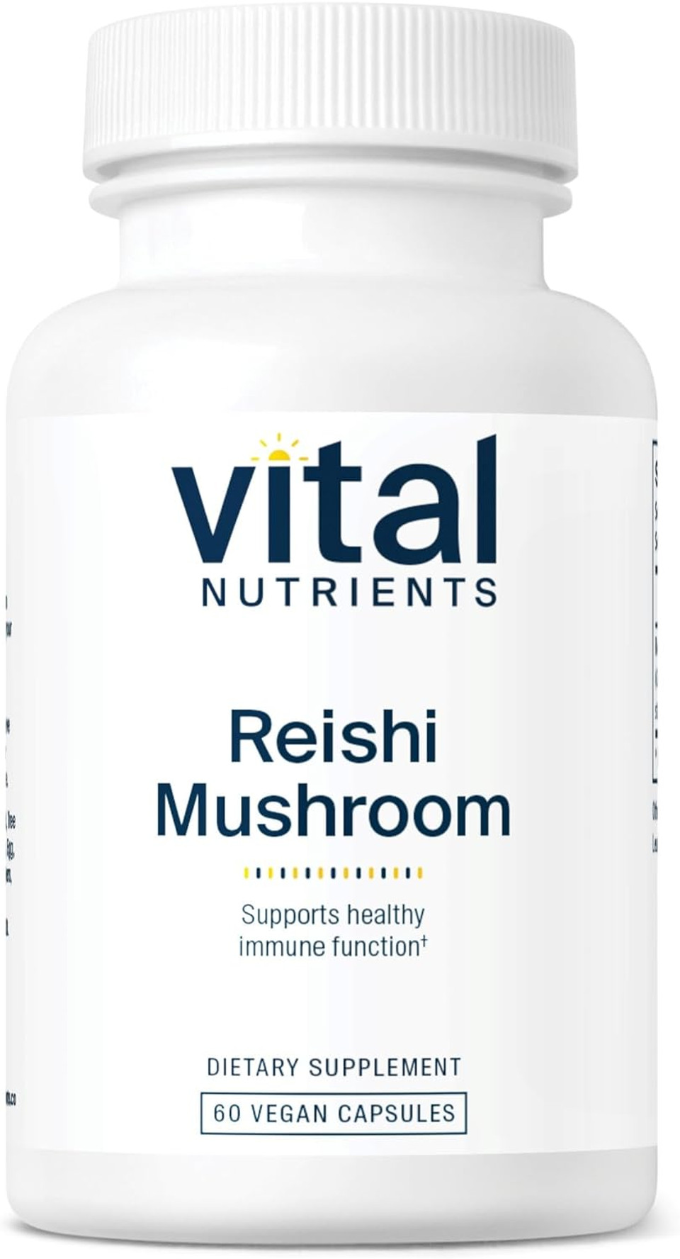 Vital Nutrients - Reishi Mushroom Extract - Supports Healthy Immune Function - 60 Vegetarian Capsules per Bottle - 500 mg