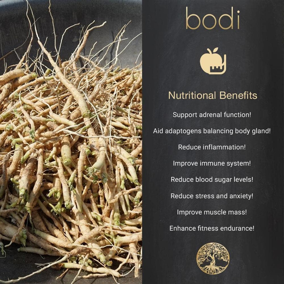 Bodi : Ashwagandha Root Powder | 4Oz To 5Lb | 100% Pure Natural Hand Crafted (4 Oz)
