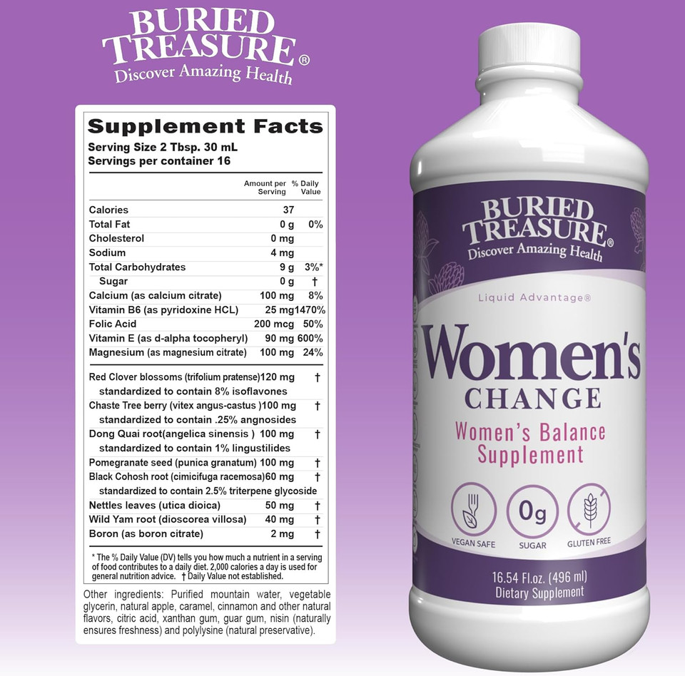 Buried Treasure - Women'S Change - Balance Supplement