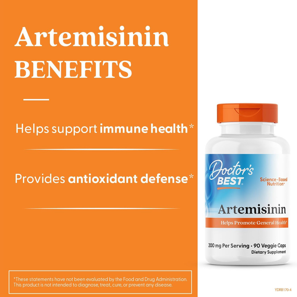 Doctor'S Best Artemisinin, Non-Gmo, Vegan, Gluten Free, 90 Veggie Caps