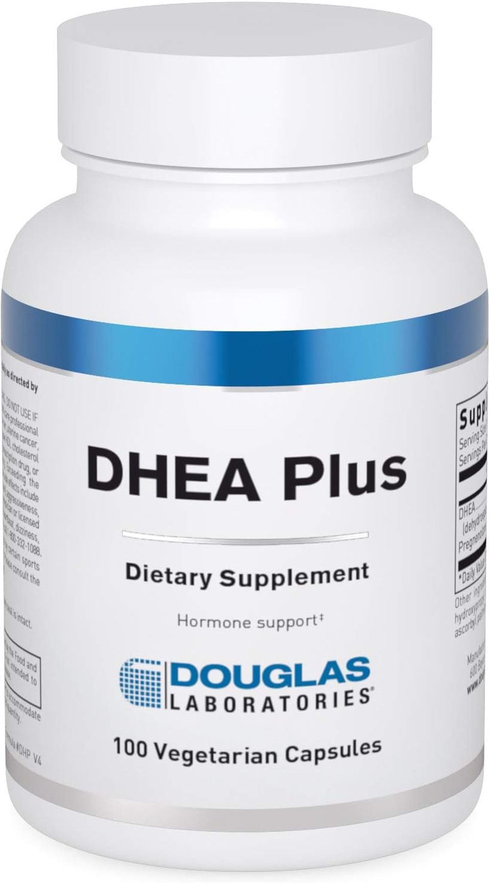 Douglas Laboratories Dhea Plus | 25 Mg Dhea Plus Pregnenolone To Support Immune Health, Brain, Bones, Energy Metabolism, And Blood Lipid Metabolism* | 100 Capsules