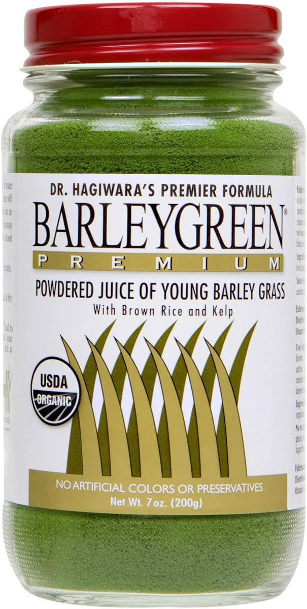Dr. Hagiwaras Barley Green Premium With Brown Rice And Kelp Powder
