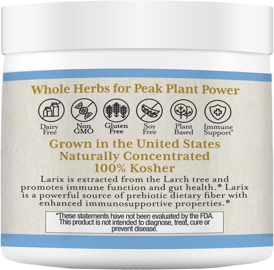 Eclectic Institute Non-Gmo Larix Immune Support Powder | 3 Oz (81.5 G)