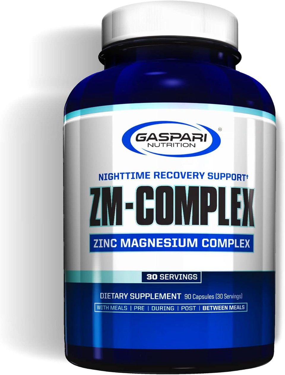 Gaspari Nutrition Zm-Complex: Nighttime Muscle Recovery And Healthy Sleep Support For Men And Women - Zinc, Magnesium, Vitamin B-6, 90 Capsules