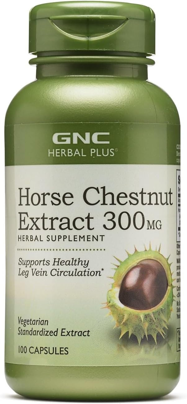 Gnc Herbal Plus Horse Chestnut Extract 300Mg 100 Capsules