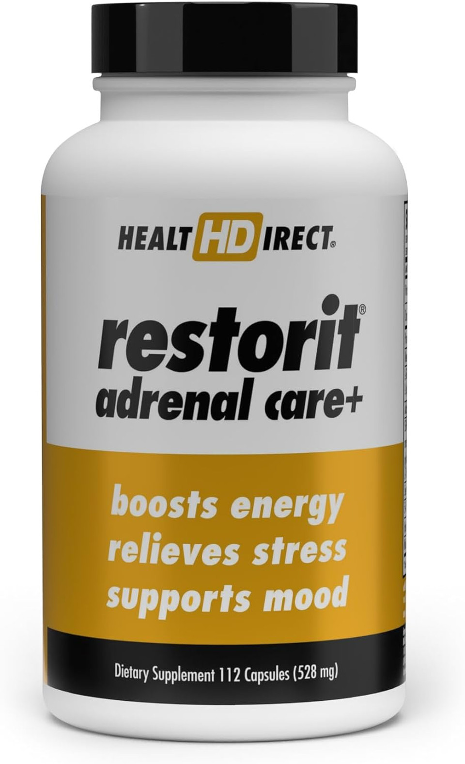 Health Direct - Restorit A+ Clinical-Strength - Stress Management & Fatigue Relief - Immune System Support For Women  112 Capsules