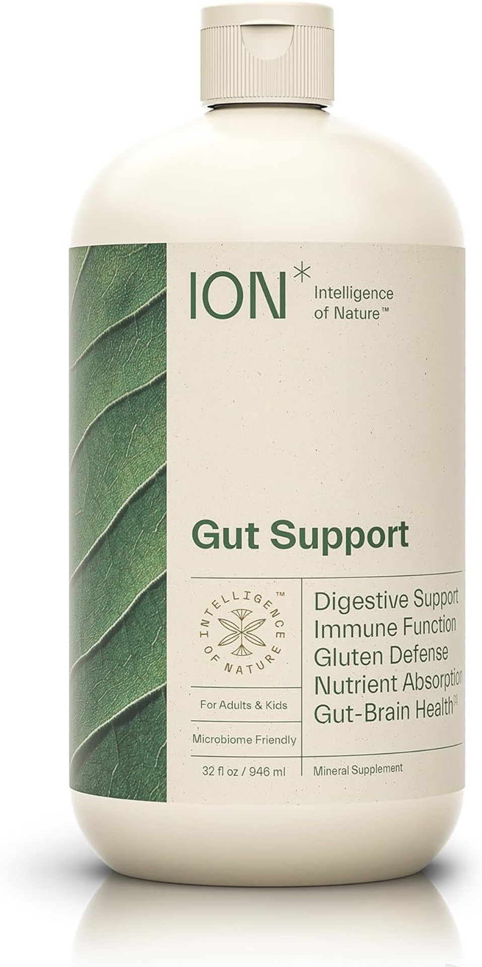 Ion* Intelligence Of Nature Gut Support Liquid | Promotes Digestive Wellness, Strengthens Immune Function, Alleviates Gluten Sensitivity, Enhances Mental Clarity | 2-Month Supply (32 Oz.)32 Fl Oz (Pack Of 1) Ion* Intelligence Of Nature Gut Support Liquid | Promotes Digestive Wellness, Strengthens Immune Function, Alleviates Gluten Sensitivity, Enhances Mental Clarity | 2-Month Supply (32 Oz.)32 Fl Oz (Pack Of 1)