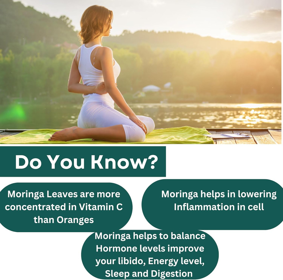 Moringa Oleifera Capsule Supplement | 100 Capsules - 500Mg Made With Moringa Oleifera Leaves Roots, Seeds & Leaf Powders | Non-Gmo & Gluten Free | Superfood By Zest Of Moringa