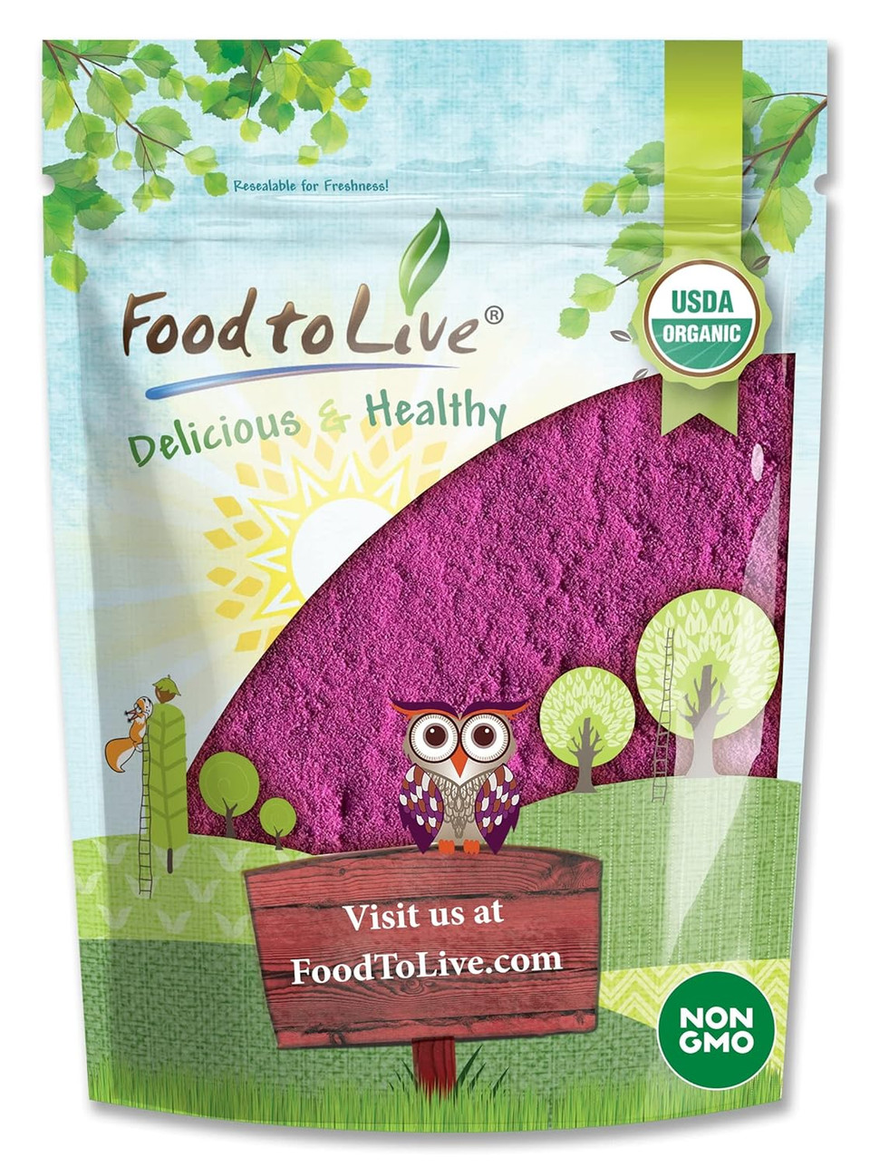 Organic Black Currant Powder, 8 Ounces  Non-Gmo, Raw, Kosher, 100% Pure, Vegan Superfood, Bulk, Rich In Antioxidants, Great For Juices, Drinks, And Smoothies, Contains Maltodextrin