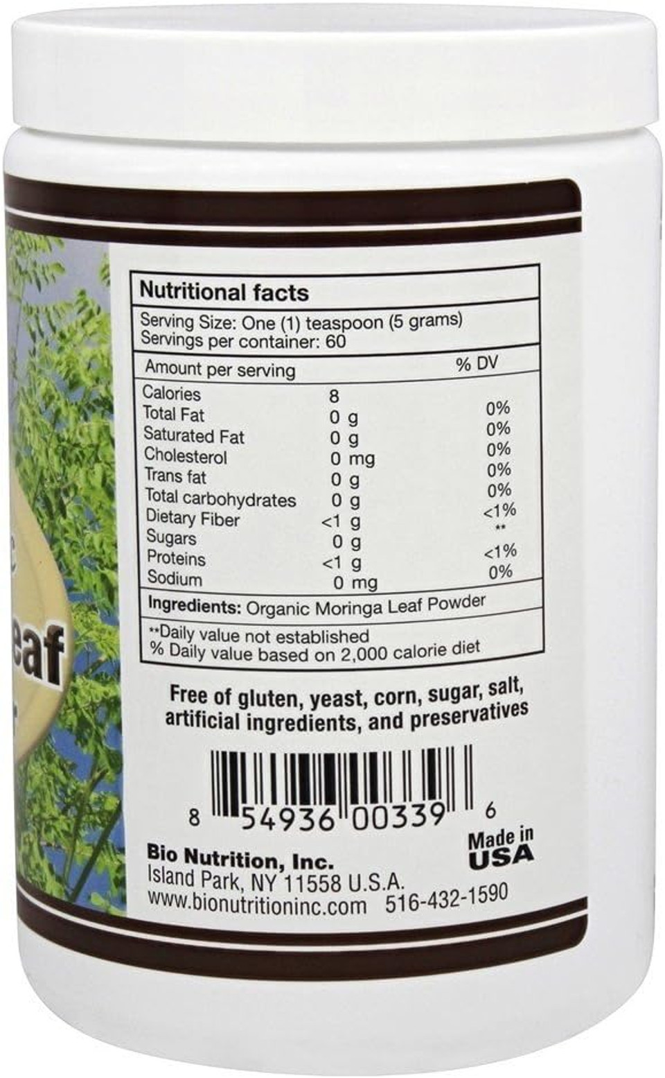 Organic Moringa Leaf Powder 300 Grams