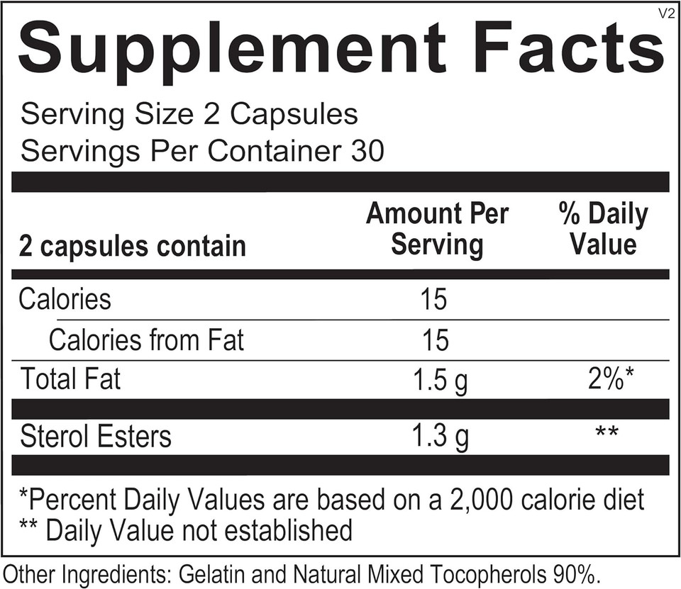 Ortho Molecular Product Plant Sterols - 60 Capsules